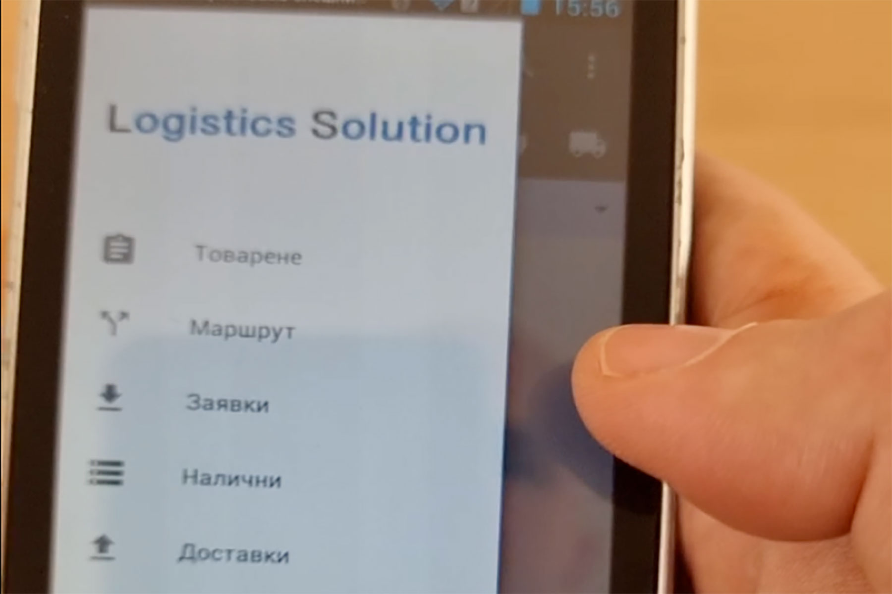 Logistics Courier Mobile application – Android based application